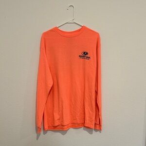 Mossy Oak Vibrant Orange Long Sleeve Shirt
